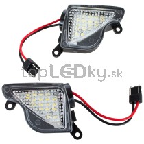 LED Osvetlenie spätných zrkadiel 2 ks sada Škoda Octavia II FL 09-13