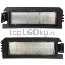 LED Osvetlenie ŠPZ 2 ks sada Kia Rio