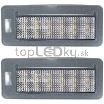 LED Osvetlenie ŠPZ 2 ks sada Fiat Doblo II 10-22