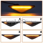 Smerovka bočná LED pravá+ľavá dymová dynamická Ford Mondeo III 1063835 a