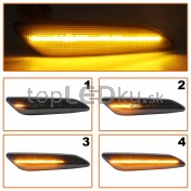 Smerovka bočná LED pravá+ľavá dymová dynamická Fiat Tipo 60620142  a