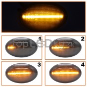 Smerovka bočná LED pravá+ľavá dymová dynamická Opel Corsa C 00-06 a