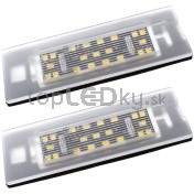 LED Osvetlenie ŠPZ 2 ks sada Fiat Panda od 2003