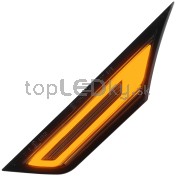 Smerovka bočná LED pravá+ľavá dynamická dymová Honda Civic X 16-22 f